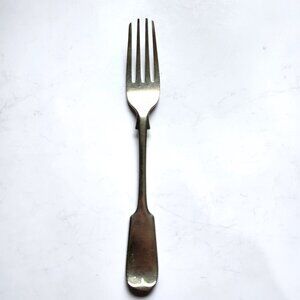 Vintage Potosí Silver Fork RD Maker’s Mark Bolivian Artisan Hand‑Struck Hallmark